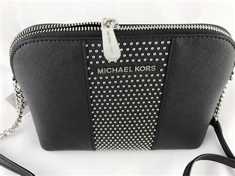 michael kors bag with silver chain|Michael Kors purse with chain.